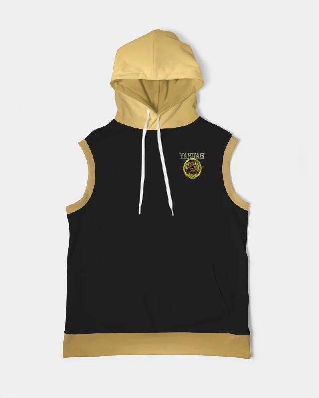 A-Team 01 Gold Men's Designer Premium Heavyweight Sleeveless Pullover Hoodie