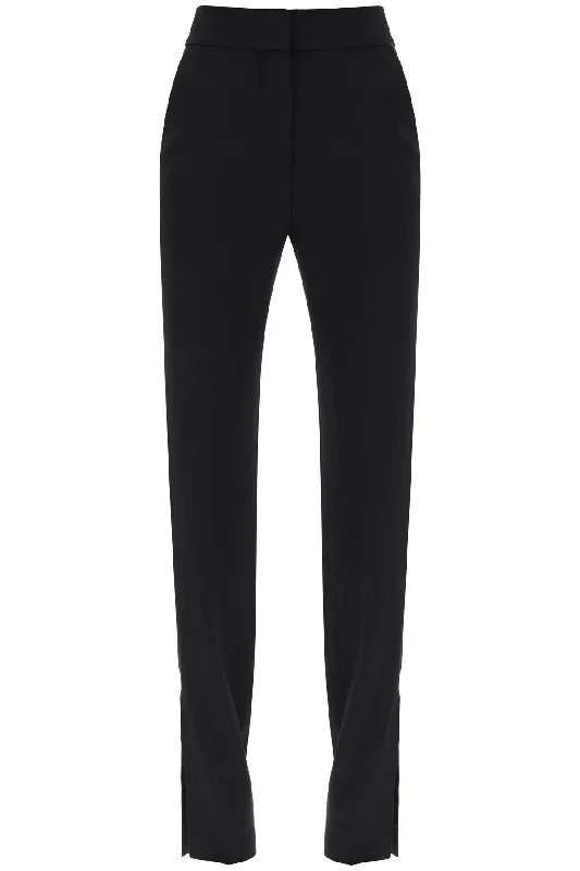 Jacquemus 'le pantalon tibau' slit pants 231PA038 1333 BLACK