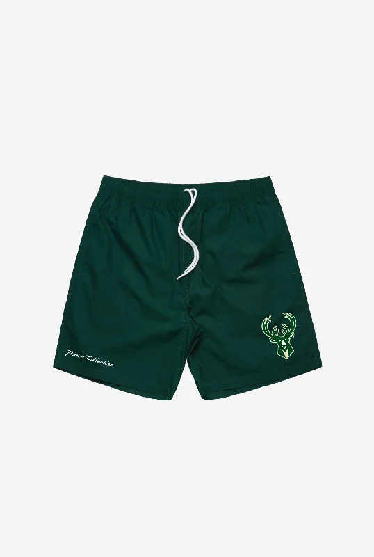 Milwaukee Bucks Shorts - Pine Green